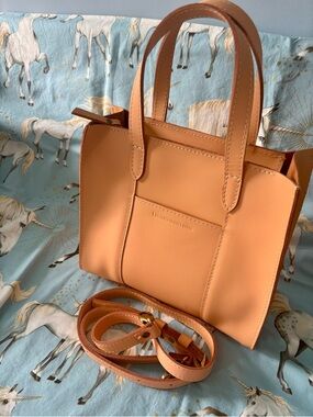 Portland Leather Lola Crossbody Tote, Mamey